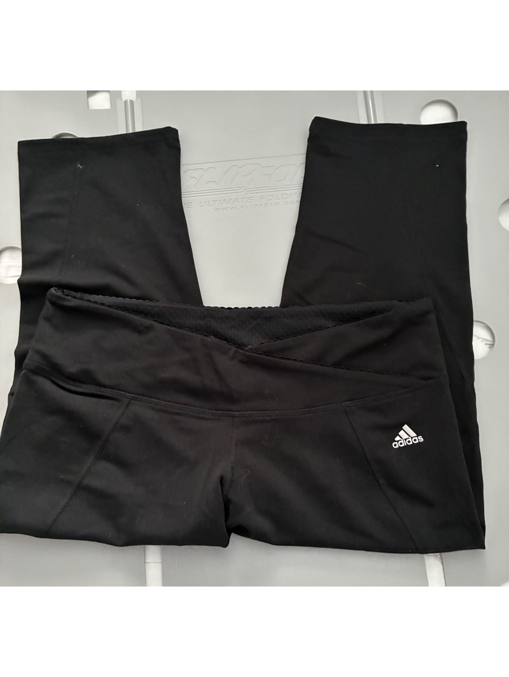 Adidas Climalite Crossover Waist Performance Capri Leggings